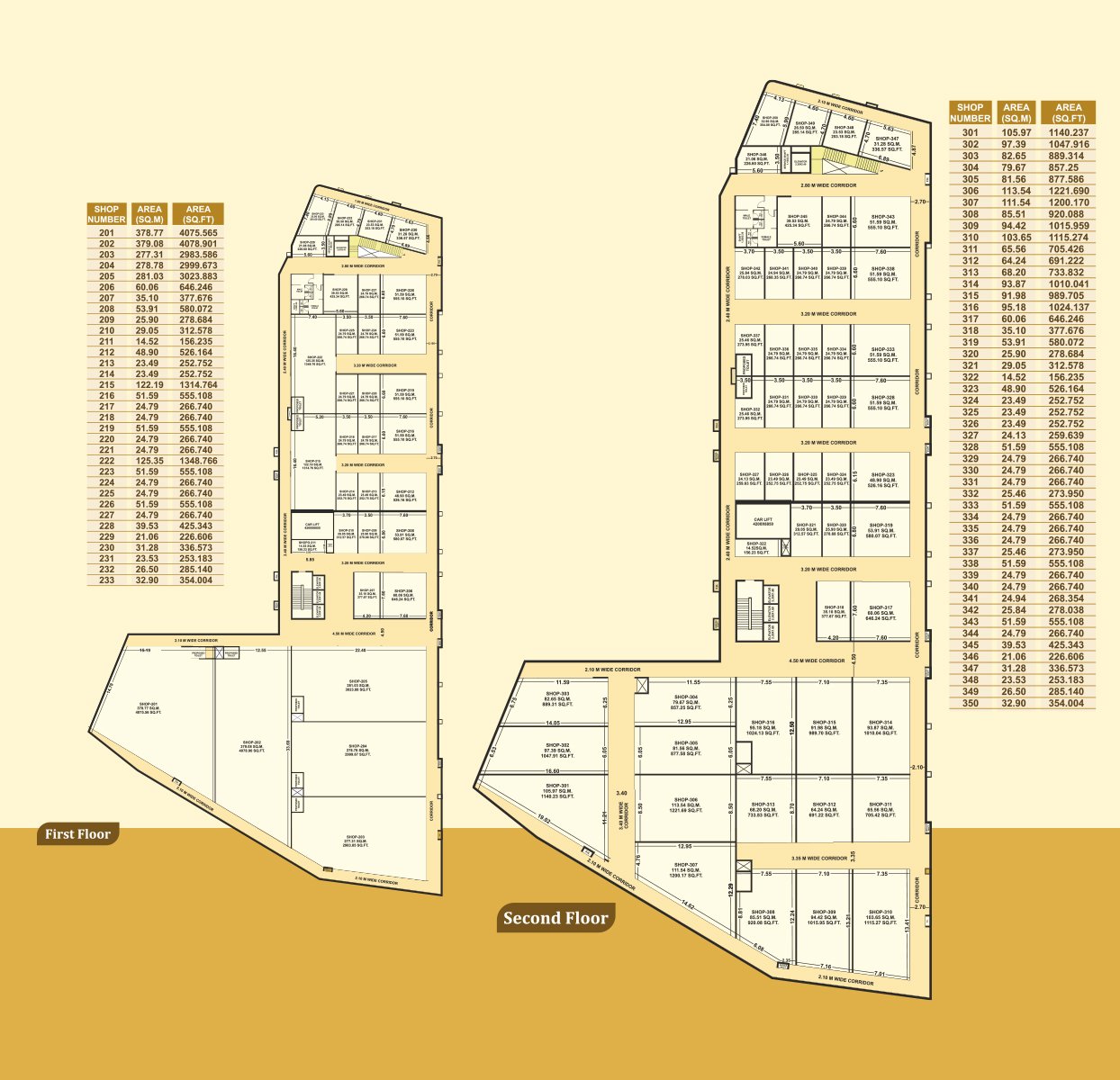 Unit plan layout 2